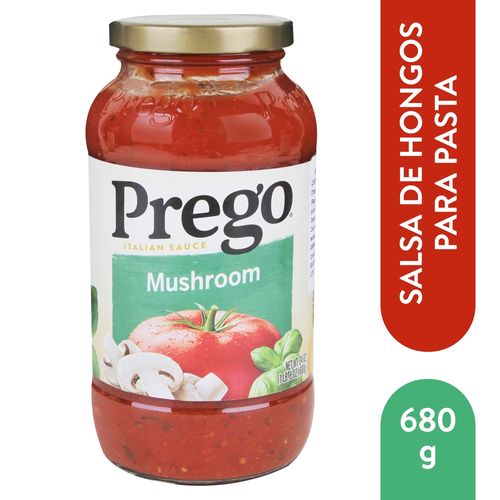 Salsa Prego De Tomate Con Hongo - 680 g