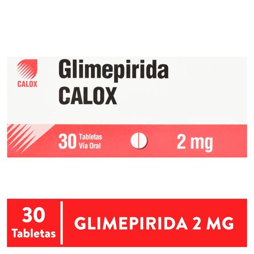 Glimepirida Calox 2Mg 30 Tabletas