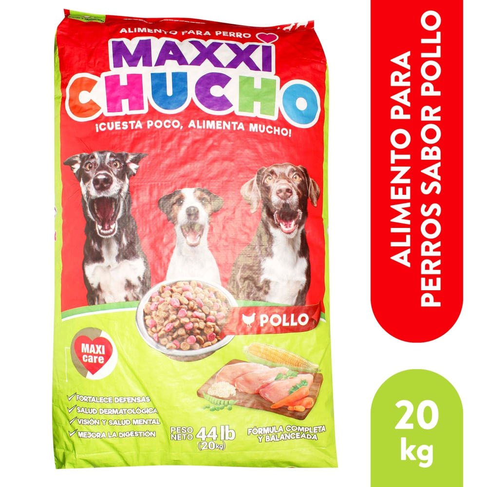 Alimento para perro Maxxi chucho sabor pollo - 20 kg