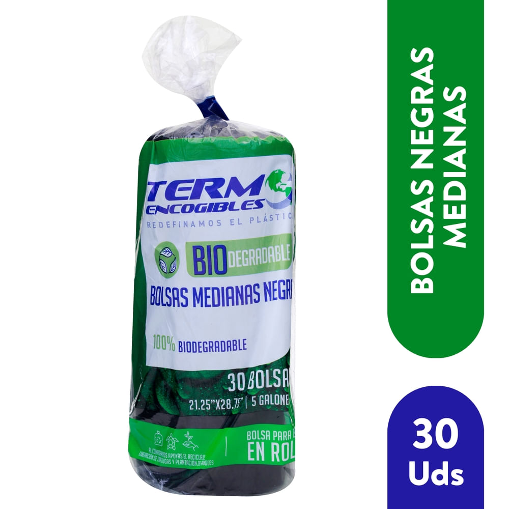 Bolsa Basura Termoencogibles Bio Mediana - 30 Uds