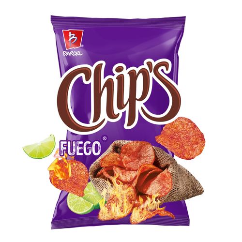 Papa Chips Fuego, Sabor Chile Y Limón Ardiente - 170g