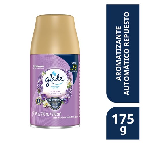Aromatizante Glade Automático Repuesto Lavanda y Vainilla - 175 g