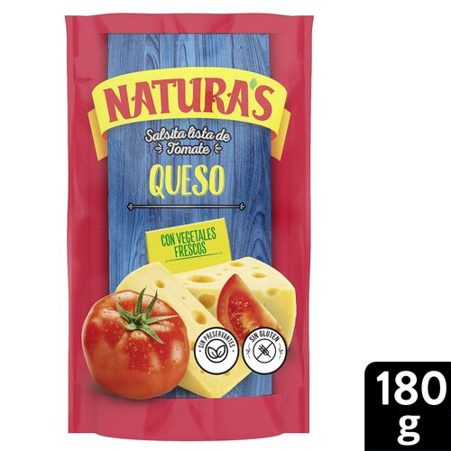 Salsa Tomate Naturas Queso - 180 g