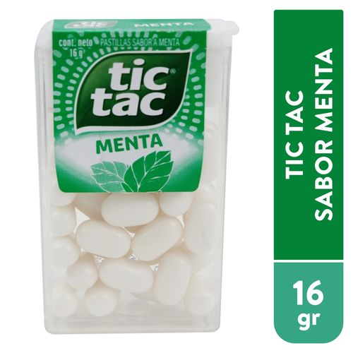 Menta Tic Tac  12 Uds frasco - 16 g