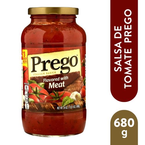 Salsa Prego De Tomate Carne - 680 g