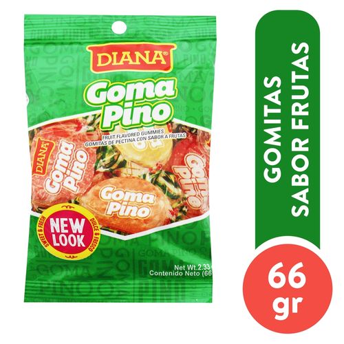 Dulce Diana Goma Pino Bolsa - 66 g