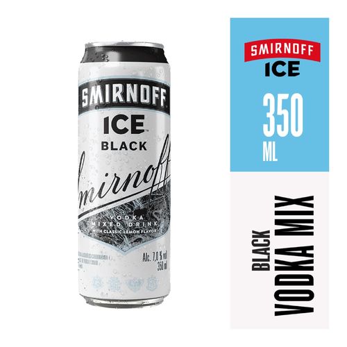 Smirnoff Ice Black Lata - 350 ml