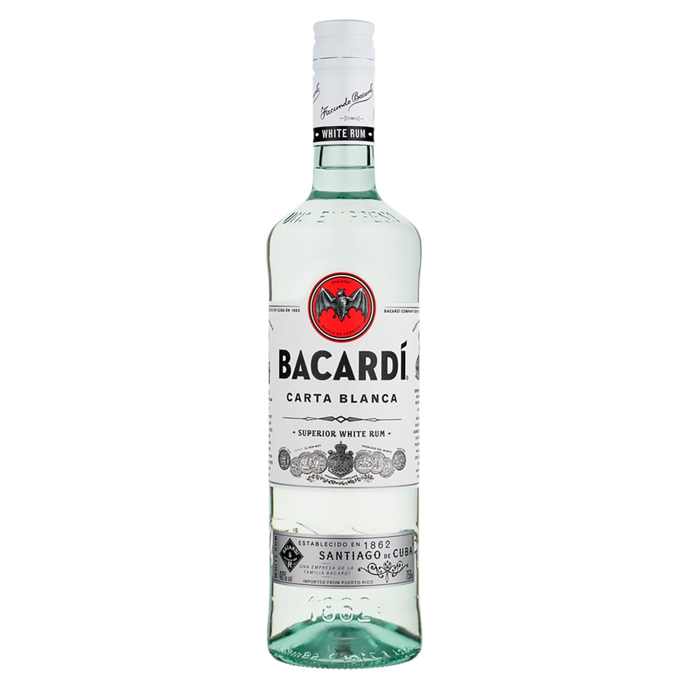 Ron Bacardi Carta Blanca - 700 ml