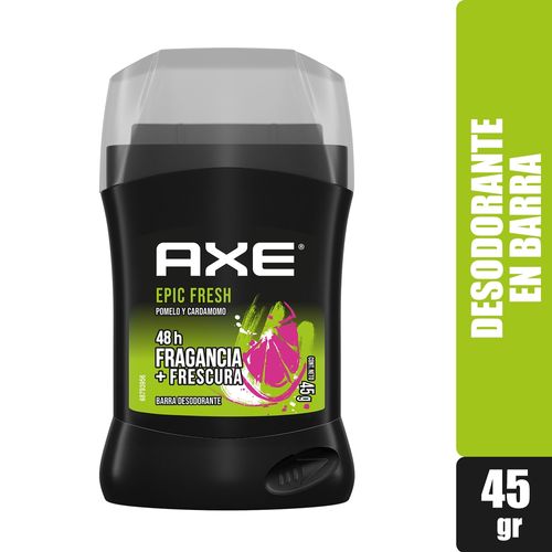Desodorante Axe Epic Fresh En Barra, Pomelo Y Cardamomo - 45 g