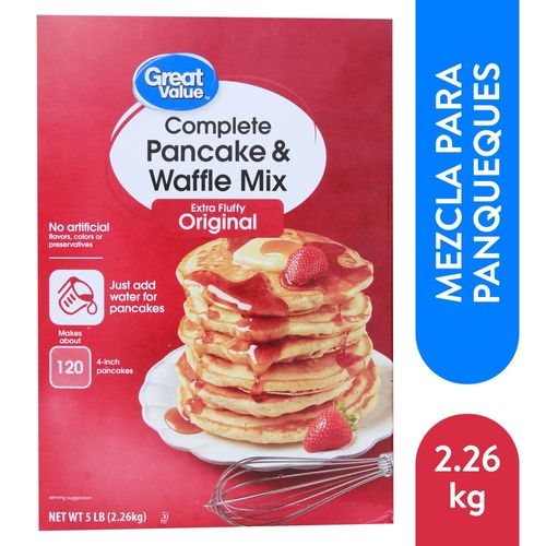 Mezcla Gred Value Para Panqueque Y Waffle Mix Original - 2260 g