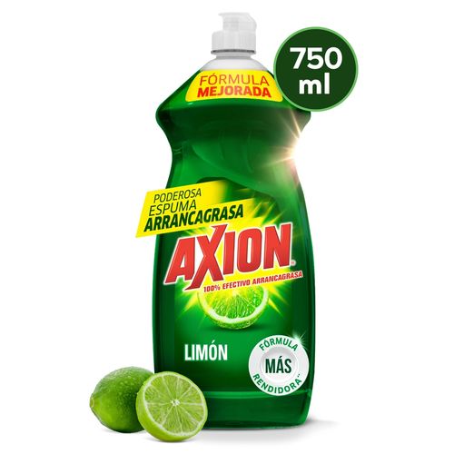 Lavaplatos Líquido Axion Limón Arrancagrasa - 750ml