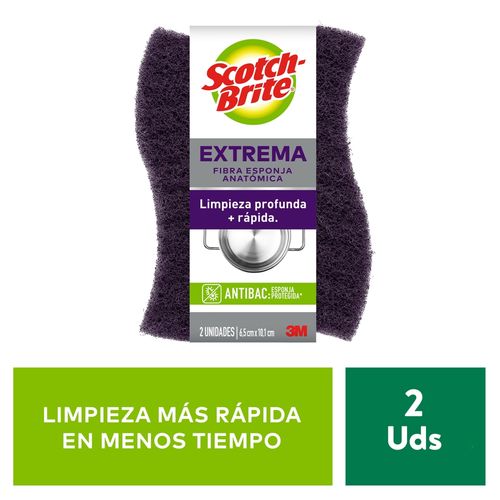 Esponja Scotch Brite Doble Uso Extrema - 2Uds