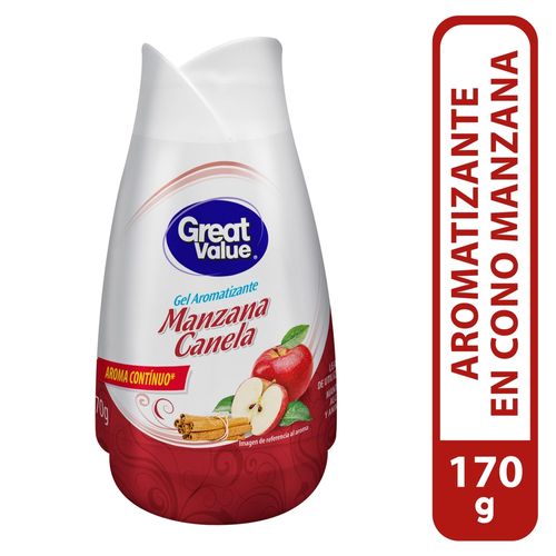 Aromatizante En Cono Great Value Aroma Manzana y Canela - 170 g