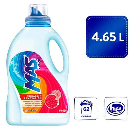 Detergente Liquido Mas Color - 4650 ml
