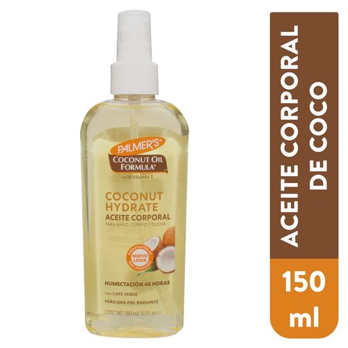 Aceite corporal Palmer's corporal aroma coco hidratante - 150 ml