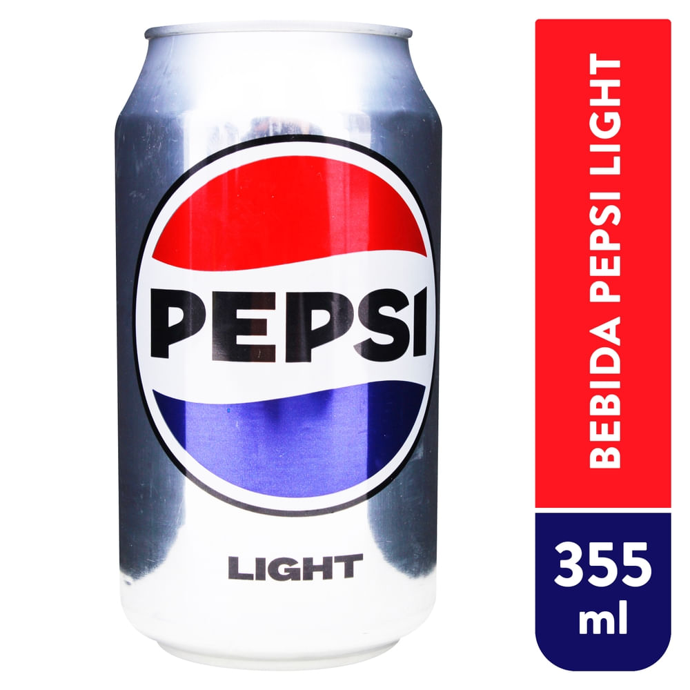 Refresco gaseoso Pepsi light en lata - 355 ml