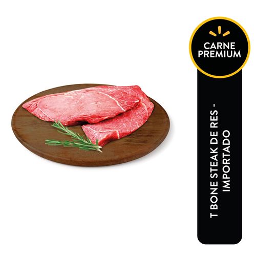 T Bone Steak de Res Importado - Precio Indicado Por Libra (454 g)