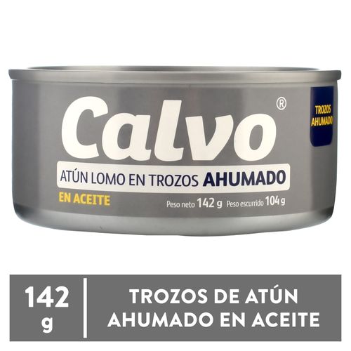 Atún Calvo en Trozos Ahumado En Aceite - 142 g