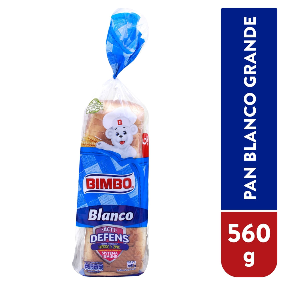 Pan Bimbo Para Sandwich - 560 g