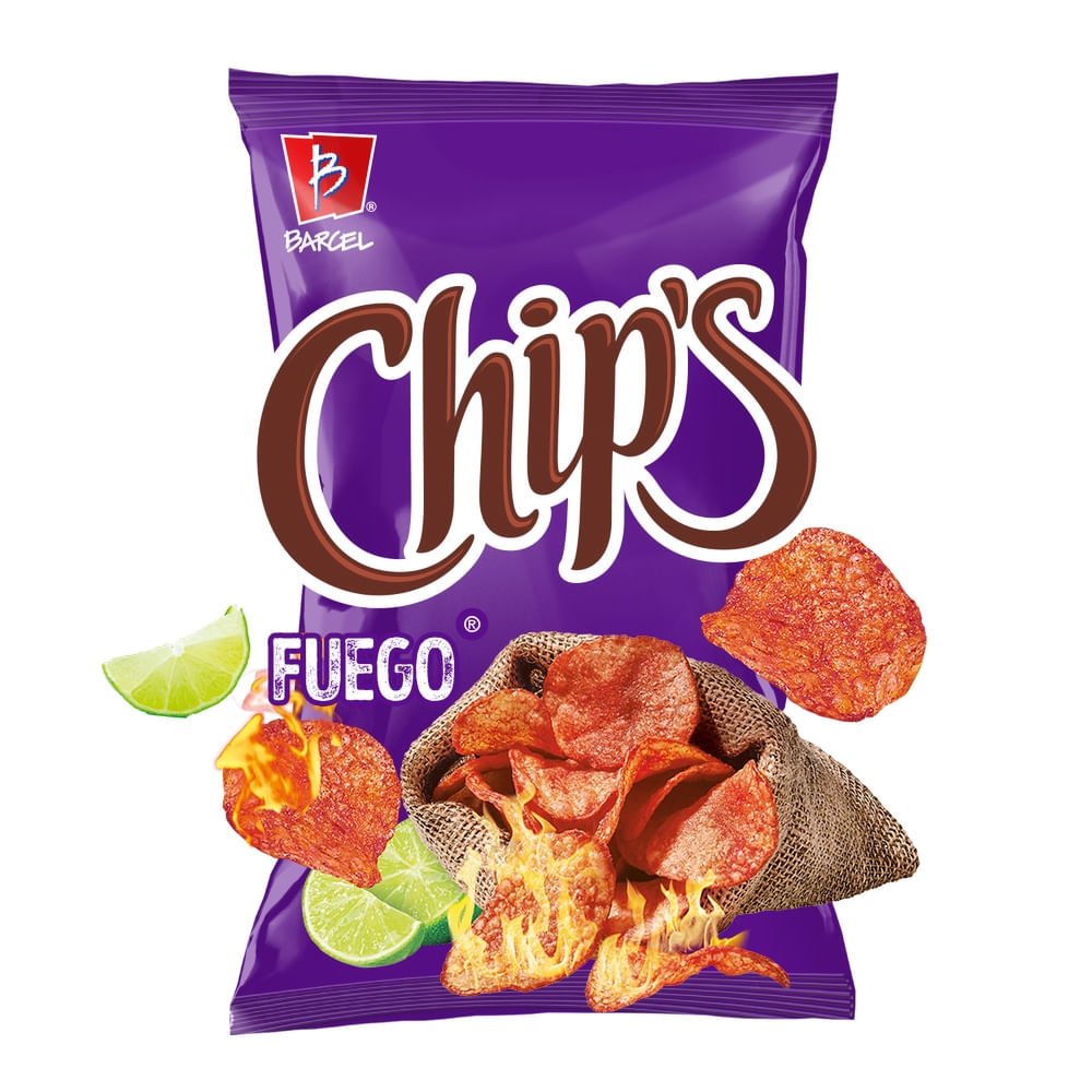 Snack Barcel Chips de papa Fuego -170 g