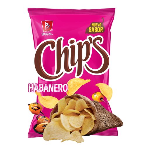 Snack Chips de papa y habanero -170 g