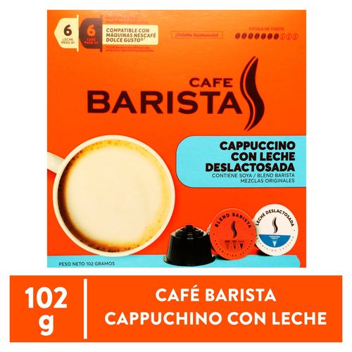 Cafe Barista Cappuccino Deslactosada