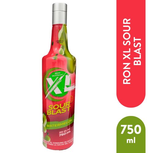 Ron Botran XL sour blast sabor sandía - 750 ml