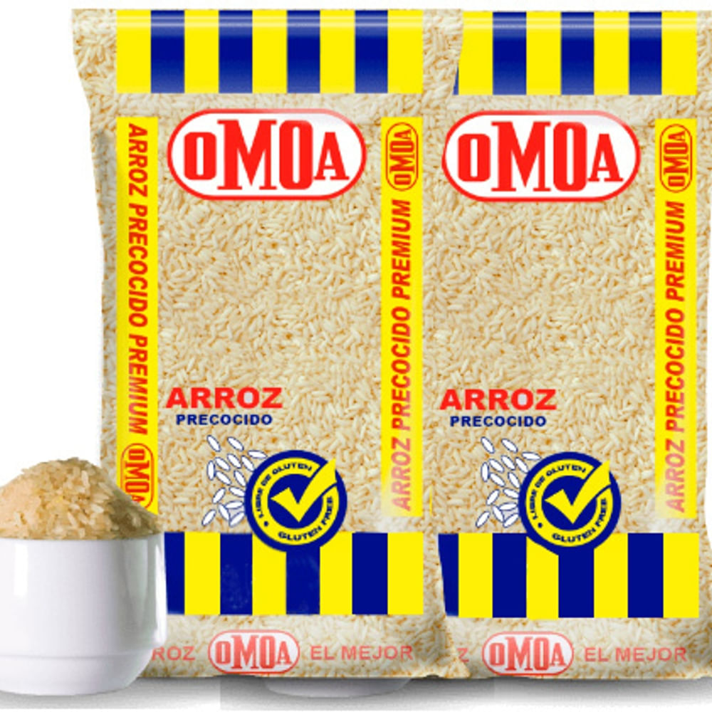 Arroz Omoa precocido pack 2 Uds  -  708 g