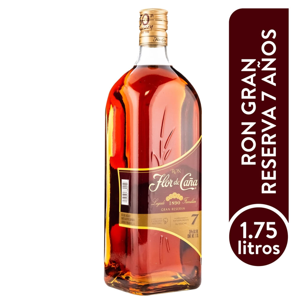 Ron Flor De Caña Gran Reserva 7 Años - 1750 ml