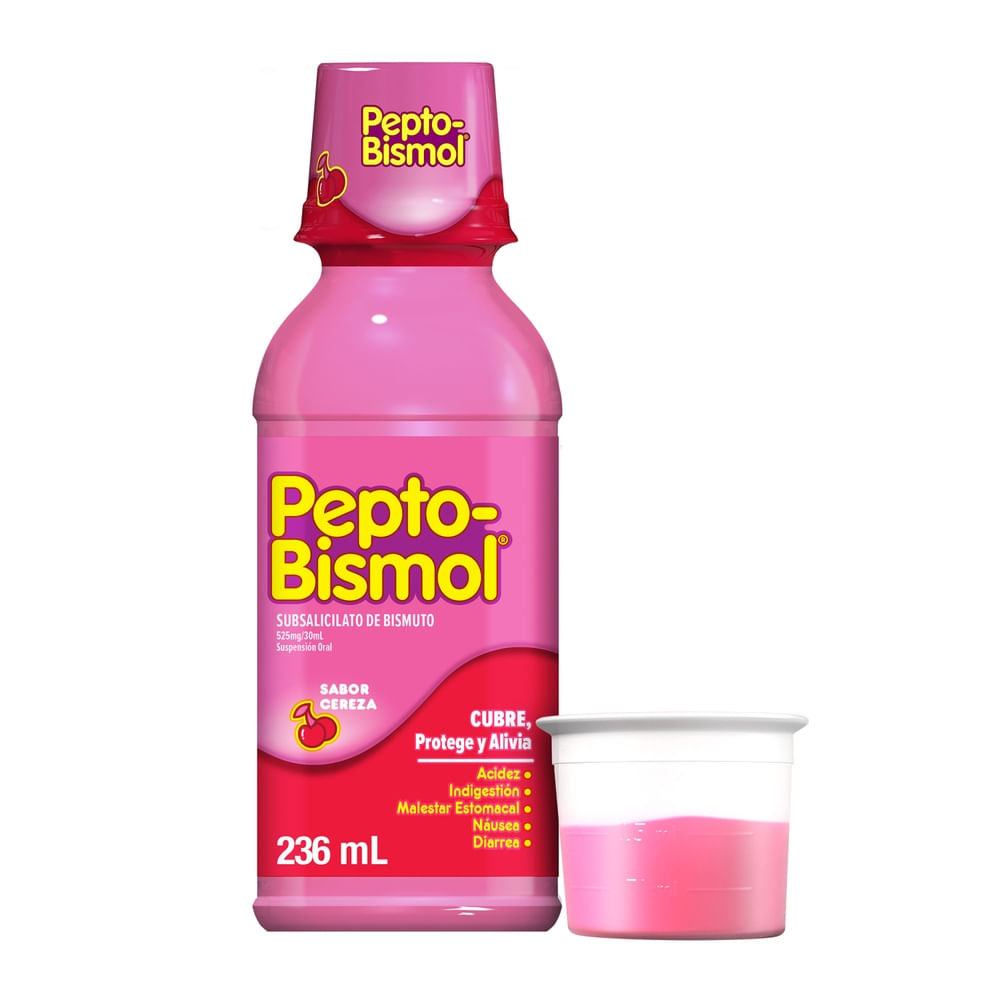 Suspensión Pepto-Bismol Sabor Cereza - 236 ml