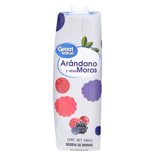 Bebida Great Value Moras - 1000 ml