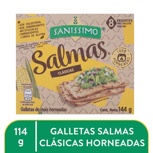 Galleta Tostaditas Sanissimo Maiz 144 g