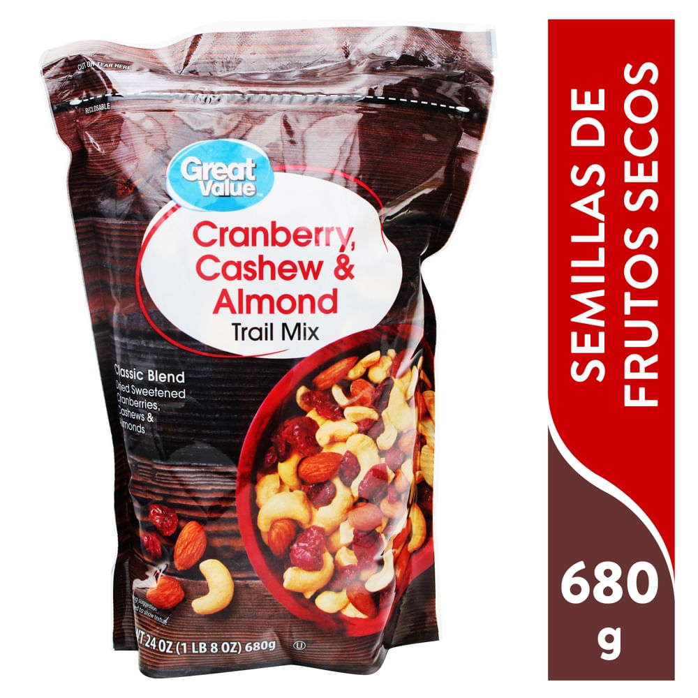 Semillas Great Value Mix Frutos Secos - 680 g