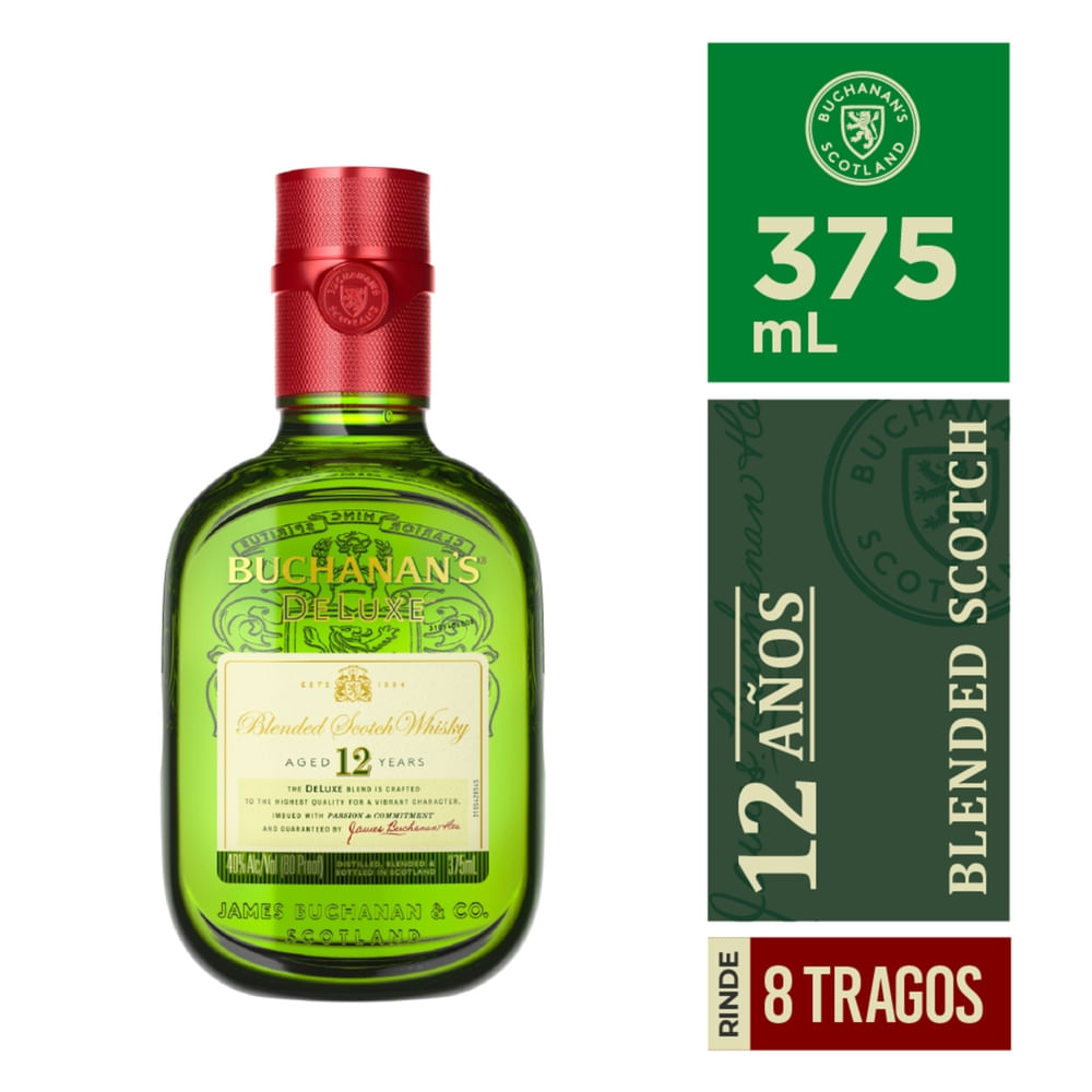 Whisky Buchanan's Deluxe 12 Años -375 ml