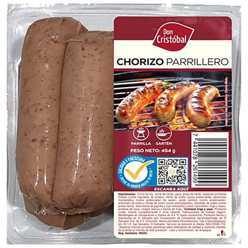 Chorizo Parrillero Don Cristobal 454g Ea