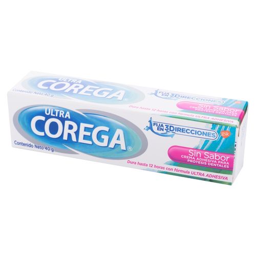 Adhesivo para prótesis Corega sin sabor - 40 g