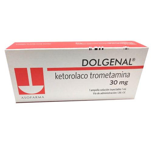 Dolgenal 30Mg Caja  1Ampolla