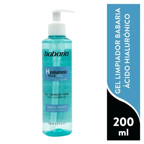 Gel Limpiador Babaria Ácido Hialurónico -200 ml