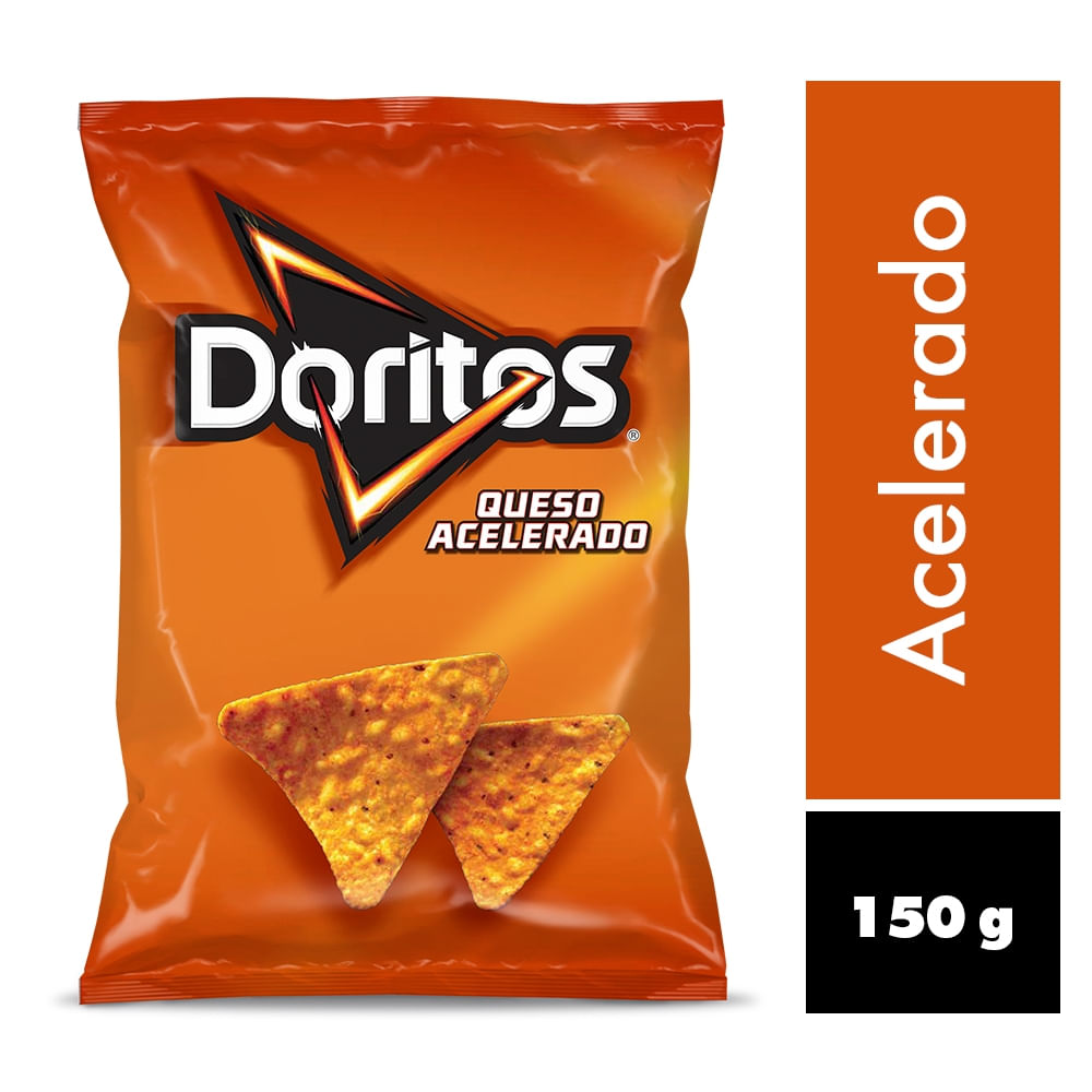 Snacks Frito Lay Doritos Queso Acelerado - 150 g