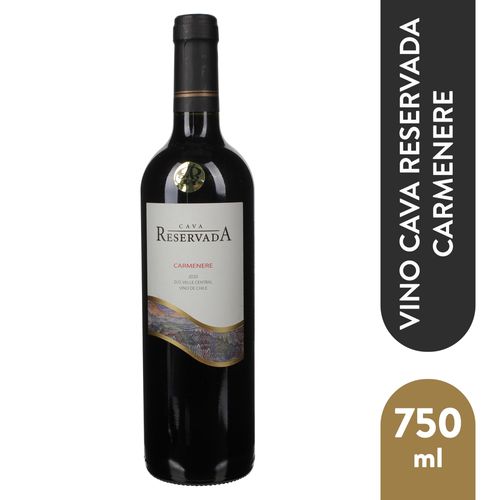 Vino Cava Reservada Tinto Carmenere - 750 ml
