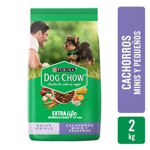Alimento Dog Chow para cachorro raza pequeña - 2 kg