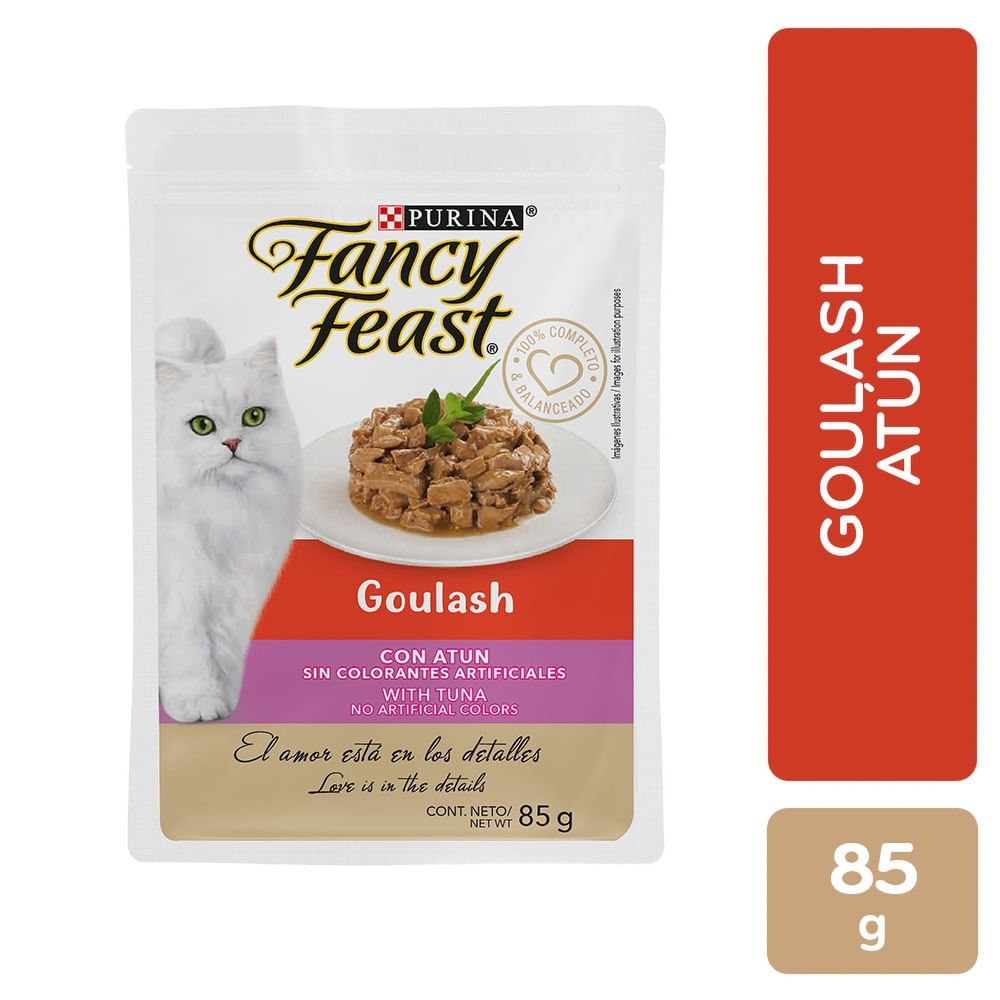 Alimento húmedo para gato Fancy Feast Goulash sabor a atún - 85 g