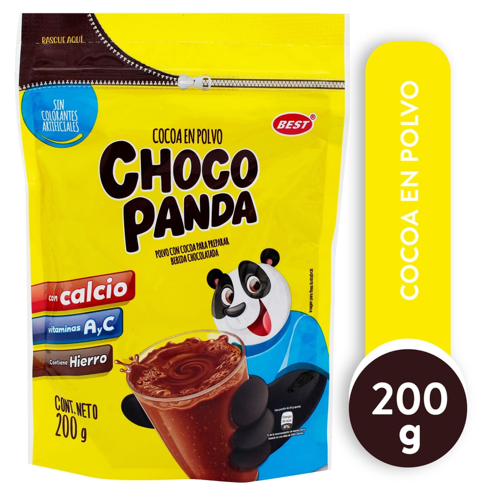 Bebida Best Chocopanda Cocoa En Polvo Doy Pack  - 200 g