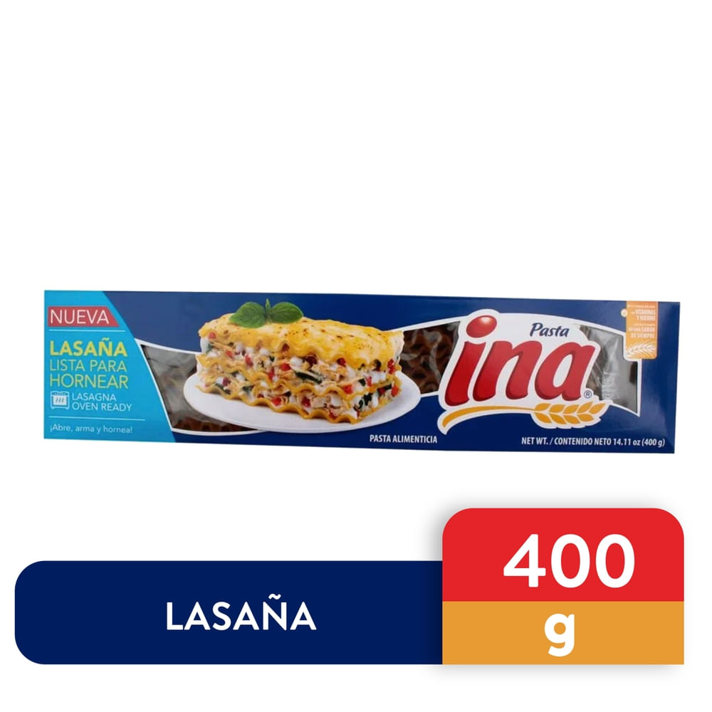 Pasta Espagueti Ina Lasagna Lisa - 400 g