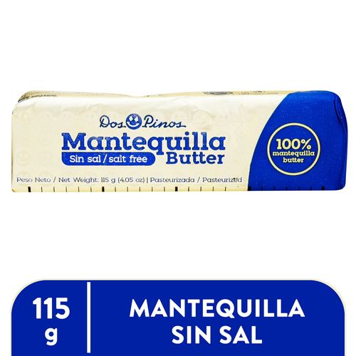 Mantequilla Dos Pinos  Barra Sin Sal - 115 g