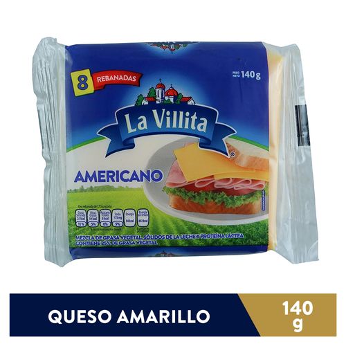 Queso La Villita Americano - 140 g