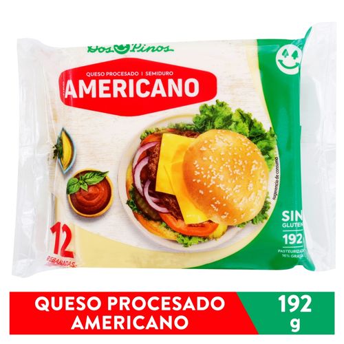 Queso Dos Pinos Procesado 12 Rebanadas - 192 g