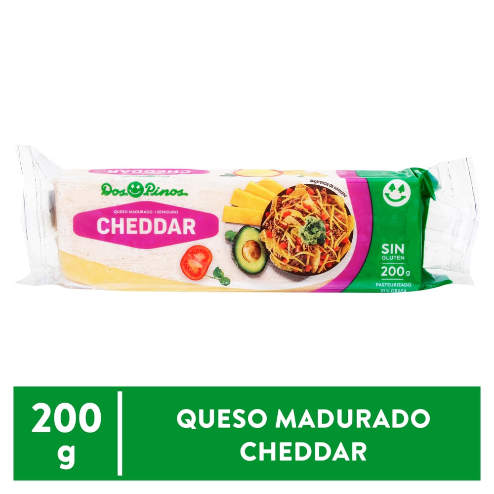 Queso Cheddar Dos Pinos - 200 g