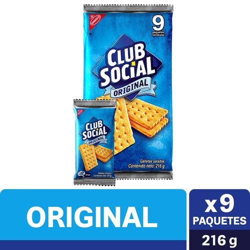 Galleta Club Social Sabor Original - 216 g