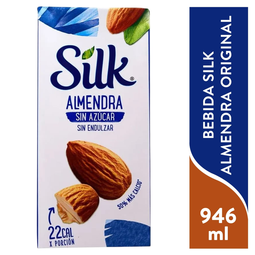 Bebida Silk Sabor Almendra Sin Azúcar - 946 ml